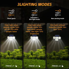 FAXBOX 333 LED array delivers up to 3000 lumens for wide outdoor coverage.