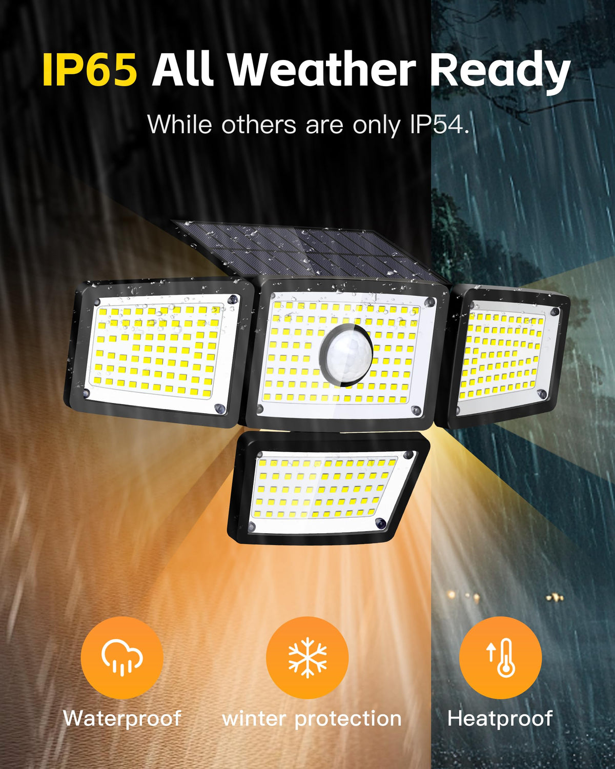 FAXBOX IP65 waterproof outdoor lamp ready for any weather.