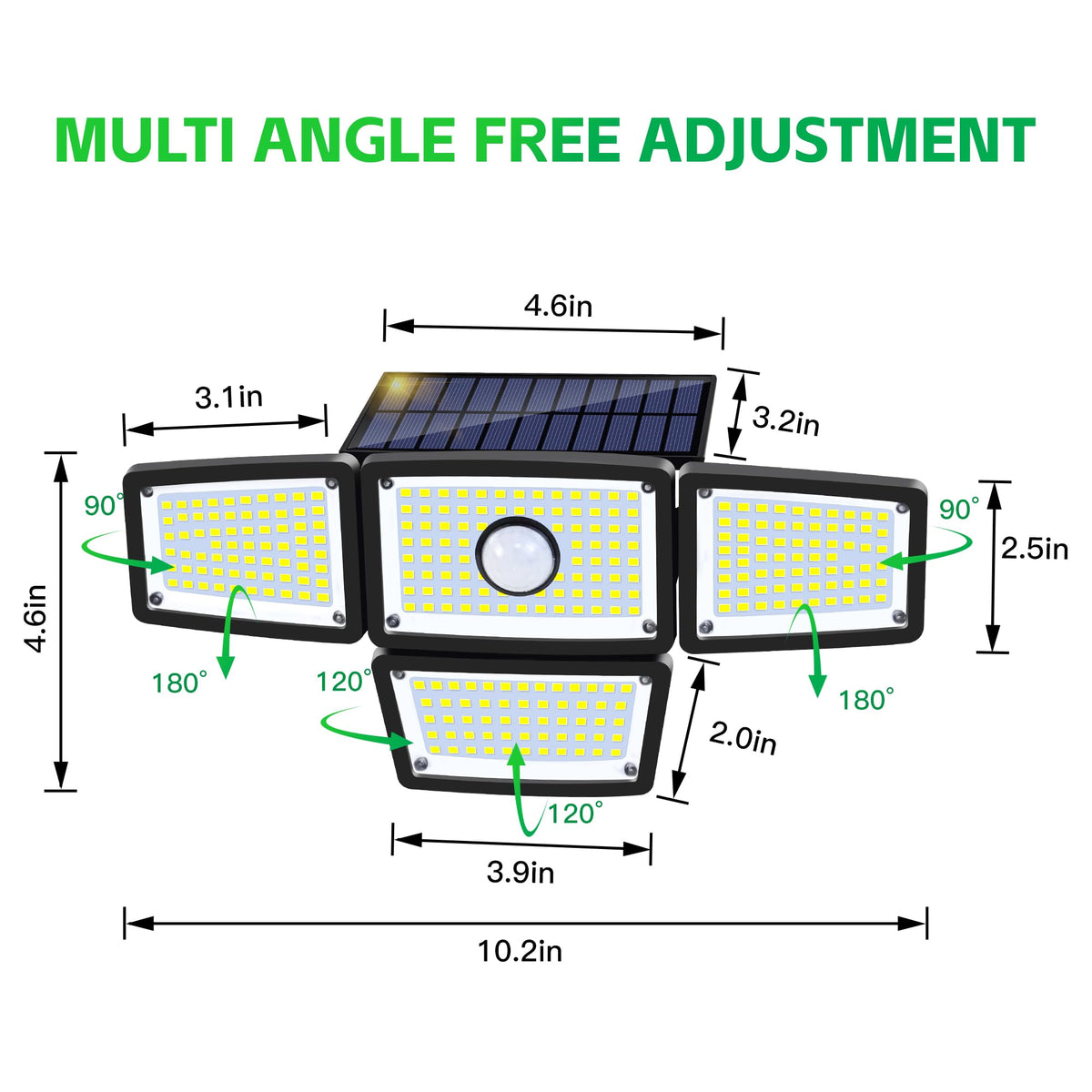 FAXBOX pack of two solar lamps for driveway and patio.