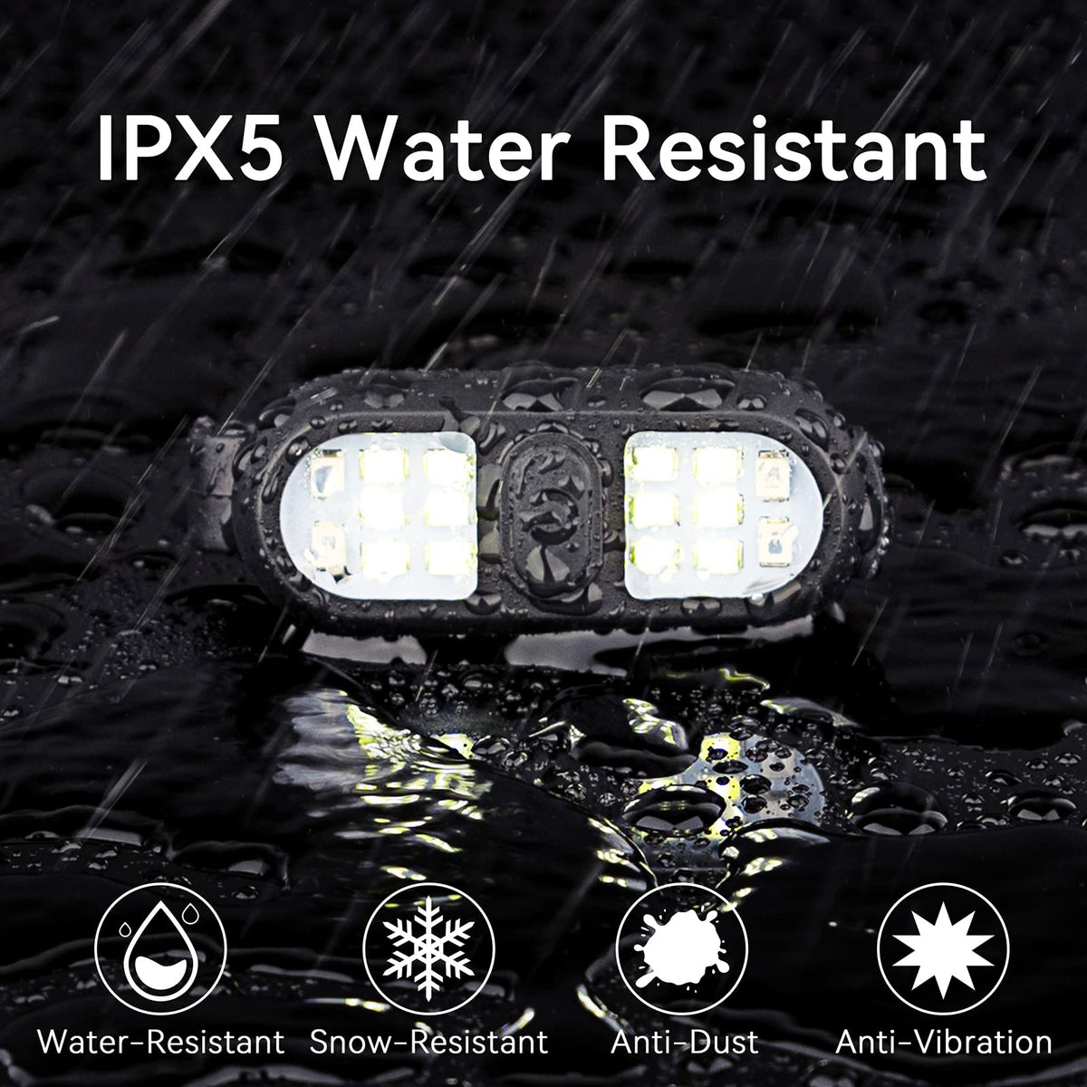 Faxins 1-year warranty clip-on light for peace of mind.