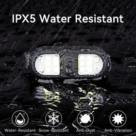 Faxins 1-year warranty clip-on light for peace of mind.