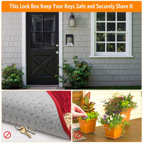 Fayleeko large-capacity lock box holding up to five keys in a compact shell.