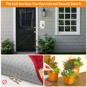 Fayleeko large-capacity lockbox holds up to five keys for quick access.