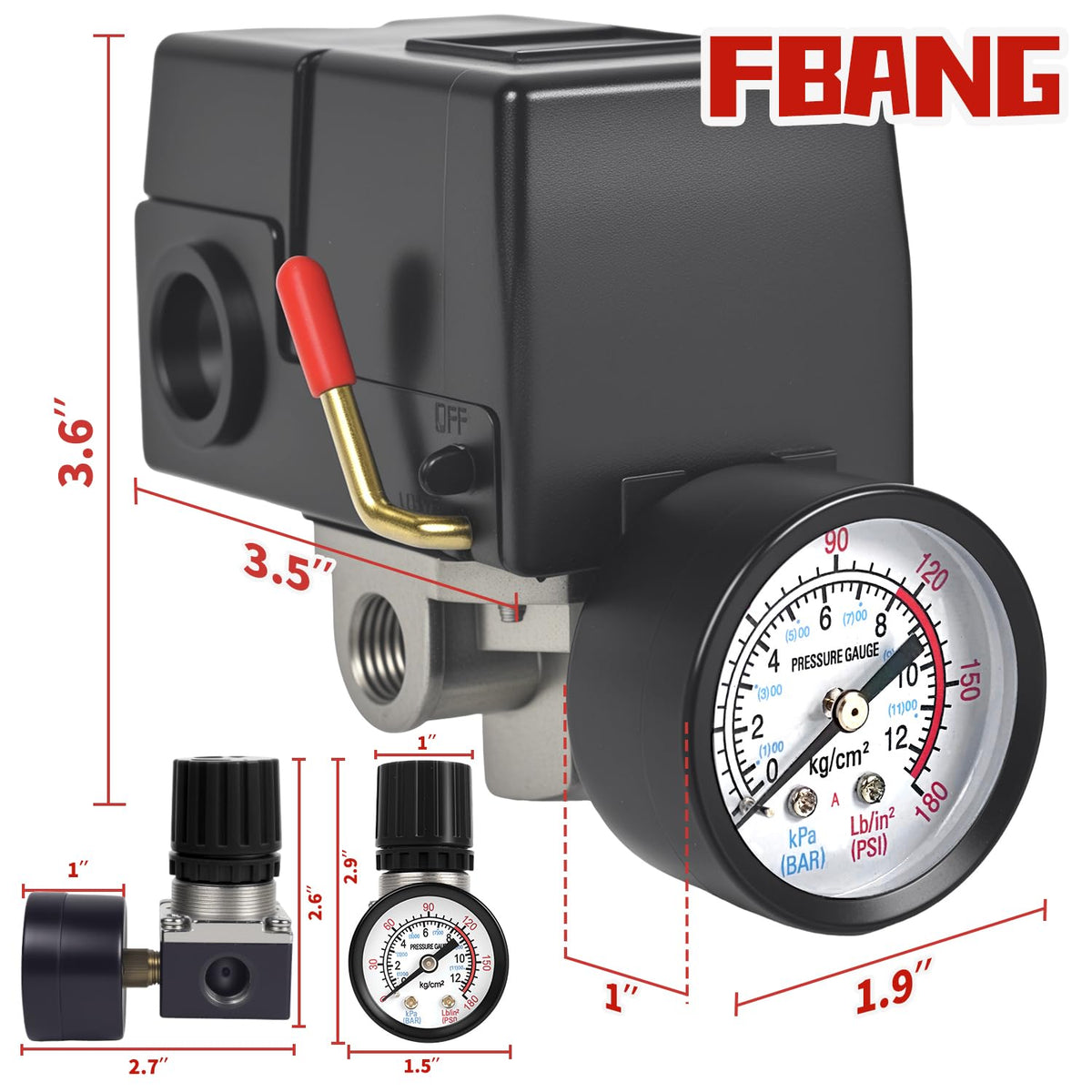 FBANG safety valve feature demonstrates automatic pressure relief for protection.