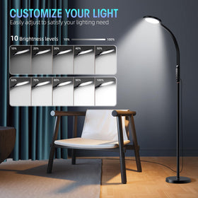 FBBJFF Happy Light 360-gooseneck tilting angle for precise light direction