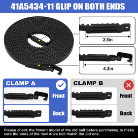 FBULWSEC 20 grooves per 6 inches reduce friction and noise.