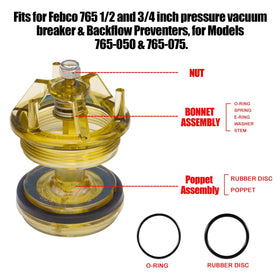 FBULWSEC brass and plastic components resist wear for durable performance