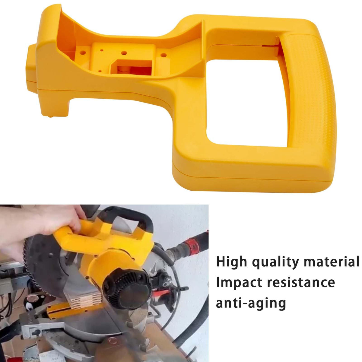 FBULWSEC Miter saw handle replacement with ergonomic grip for reliable operation
