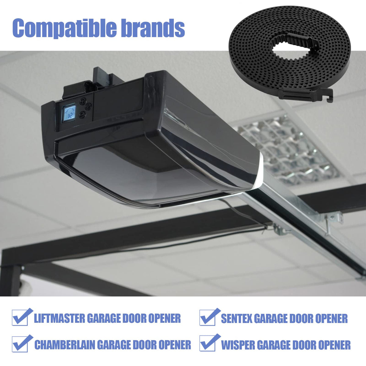FBULWSEC quiet belt drive supports smooth operation