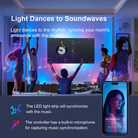 FBY 16 million colors support mood lighting and decor options.