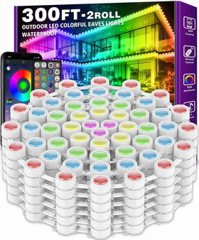 FBZ 300ft outdoor RGB light strip for vibrant garden lighting