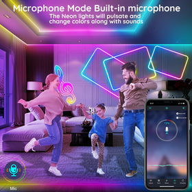FBZ neon gaming light with music sync for immersive gameplay.