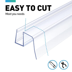 FCSOTSPS dust-proof seal helps keep the shower enclosure clean