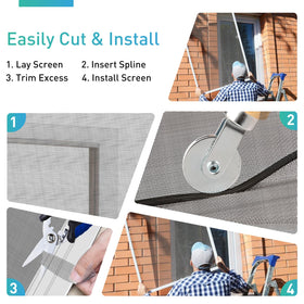 FCSOTSPS versatile solution for porch, vent, and cage screening.