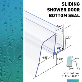 Clear PVC material remains durable and color-stable in humid bathrooms.