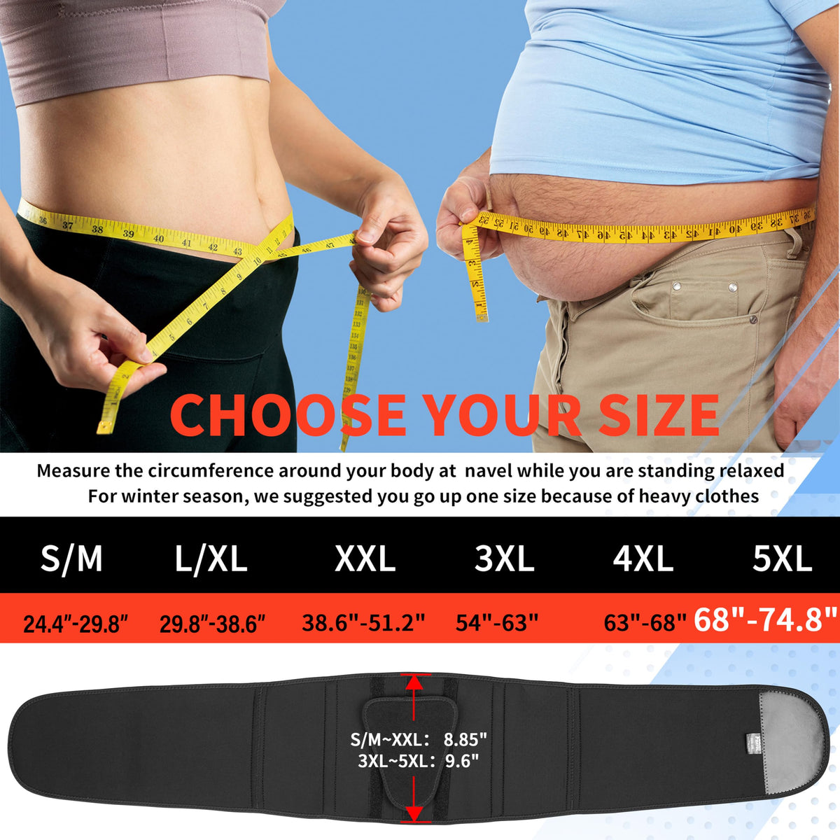 FEATOL adjustable Velcro closure for a personalized fit during activity.