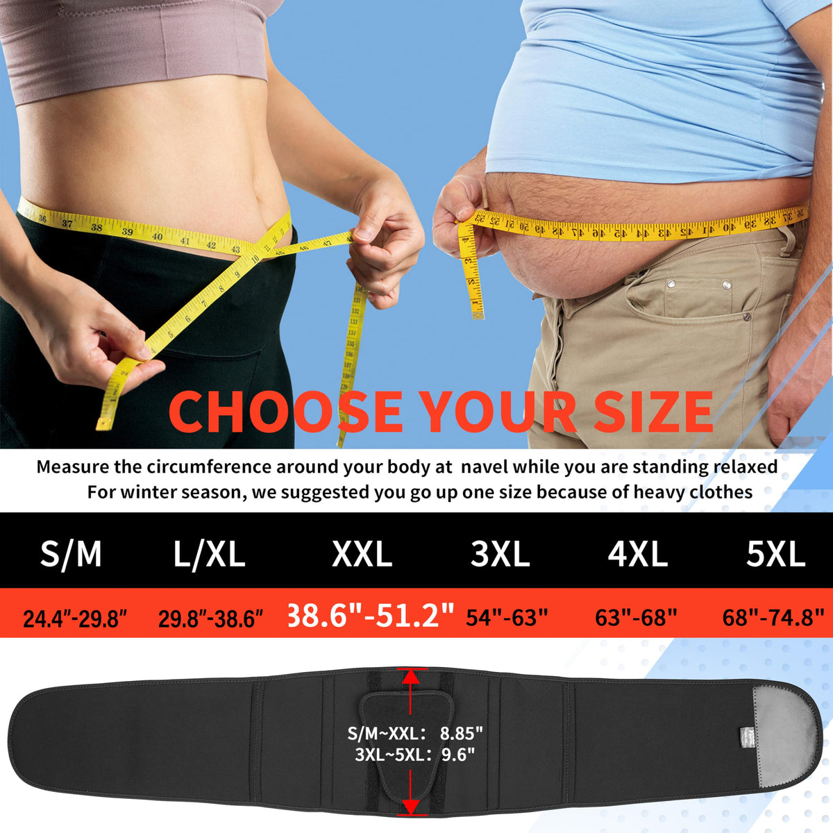 FEATOL four-strap system delivers 360-degree lower back stabilization.