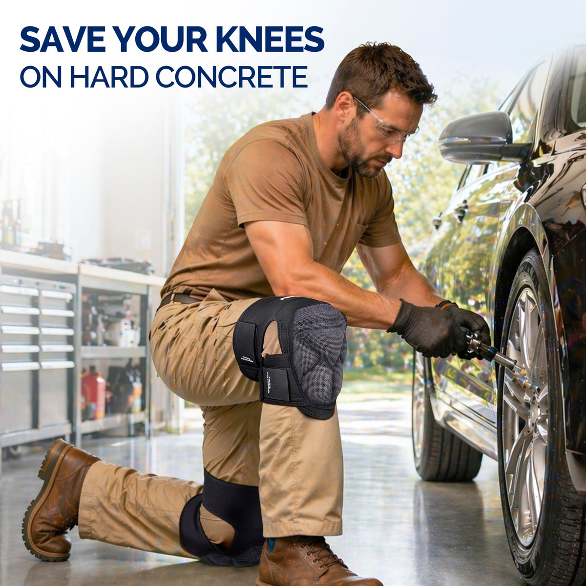 FEATOL knee pads ideal for gardening kneeling on soil