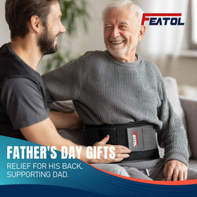 FEATOL lumbar pad adds targeted support for the lower back.