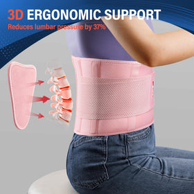 Lumbar pad detail adds targeted comfort during wear.
