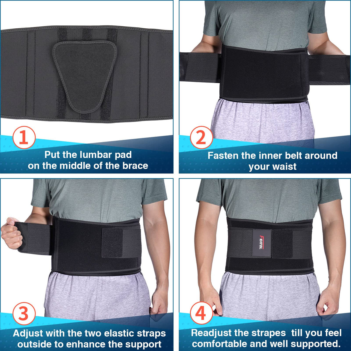 FEATOL 4XL belt used for weight lifting and gym training