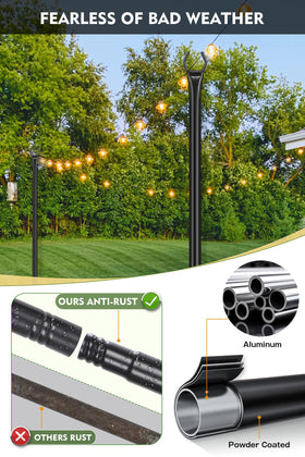 FEED GARDEN deck railing alignment ensures neat, secure attachment