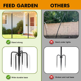 FEED GARDEN ground installation allows grass or soil placement with ease