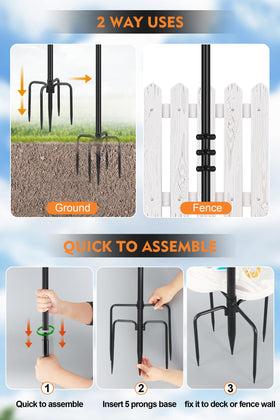 FEED GARDEN seven-section design offers adjustable height options