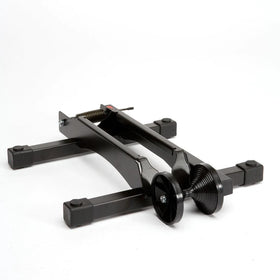 Feedback Sports RAKK modular spacing supports multiple bikes layout.