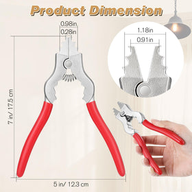 Feekoon chain pliers opening and closing links smoothly for quick installations.