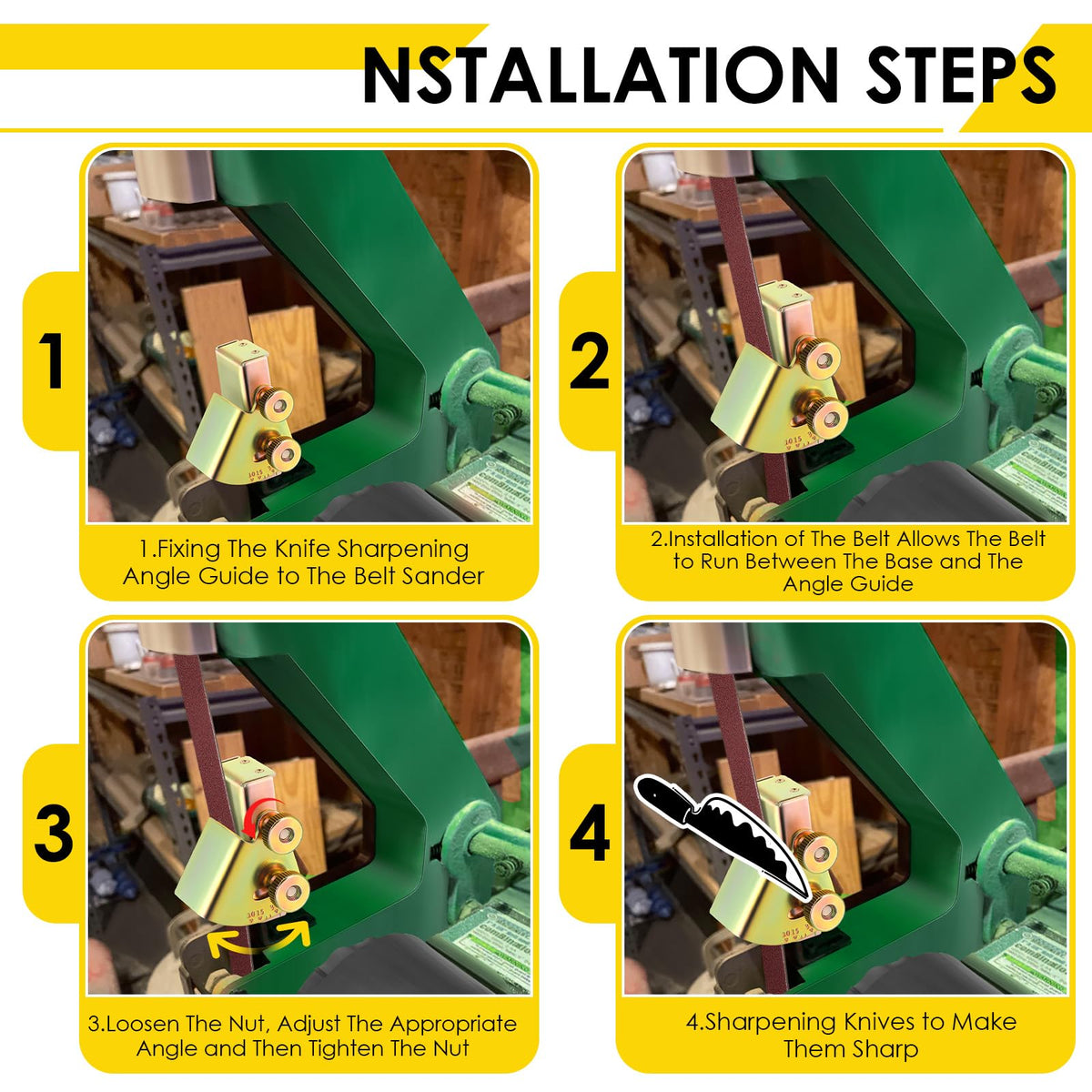 Feekoon easy-install sharpening jig for quick setup