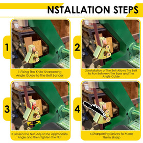 Feekoon easy-install sharpening jig for quick setup