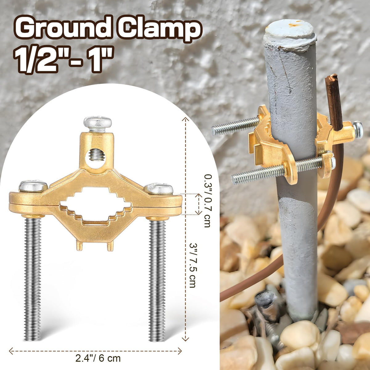Screws included with quick setup guidance.