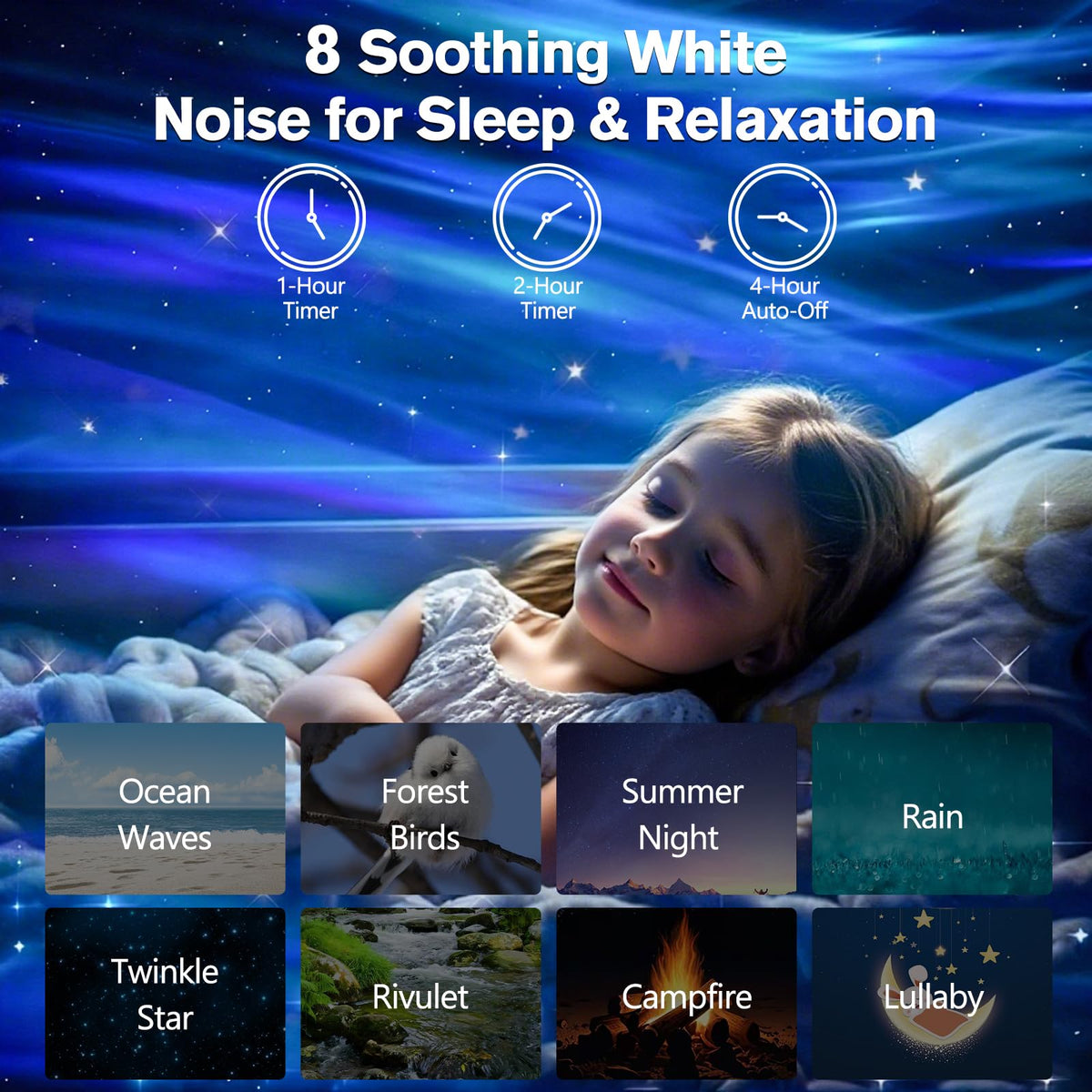 FEKTIK Northern Galaxy Aurora Projector star and aurora effects in dark room