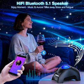 FEKTIK Northern Galaxy Aurora Projector auto-off timer conserves energy