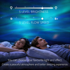FEKTIK Northern Galaxy Aurora Projector built-in Bluetooth speaker for music