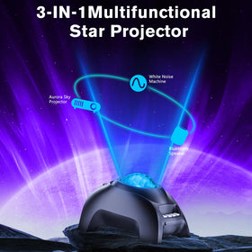FEKTIK Northern Galaxy Aurora Projector night mode for cozy evenings