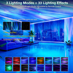 FEKTIK Northern Galaxy Aurora Projector remote control for easy adjustments
