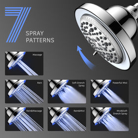 FEELSO 7 modes high-pressure rain spray for customized cleansing