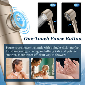 FEELSO anti-clog silicone nozzles resist mineral buildup for consistent flow.