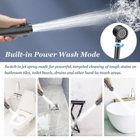 FEELSO detachable high-pressure mode helps rinse large areas and pets quickly.