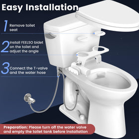 FEELSO easy installation with clear, DIY-friendly steps.