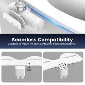 FEELSO eco-friendly bidet reduces paper use and waste.