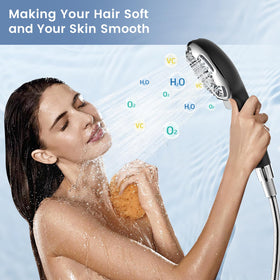 FEELSO filtered shower head easy install on standard shower arms