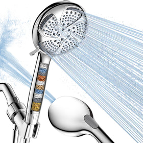 FEELSO filtered shower head handheld reduces chlorine for softer skin and hair care
