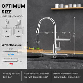 FEELSO lead-free SUS304 construction for safe, durable use