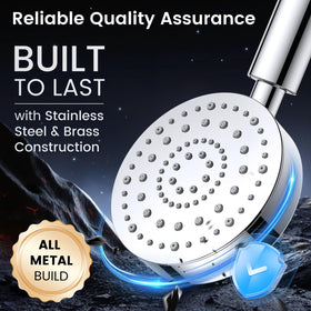 Feelso metal construction and 72-inch hose highlight reach.