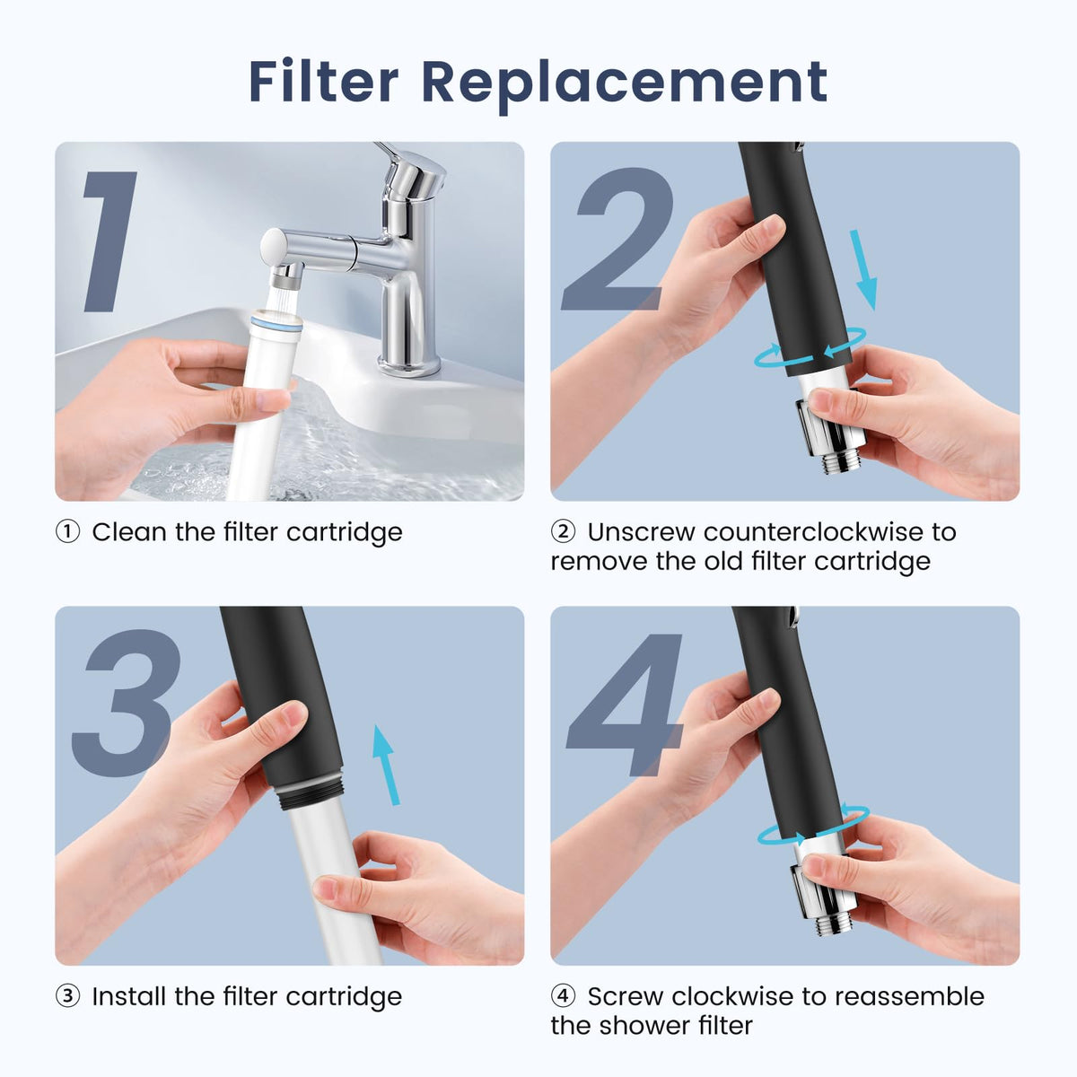 FEELSO replacement easy image demonstrates tool-free 1-minute swap