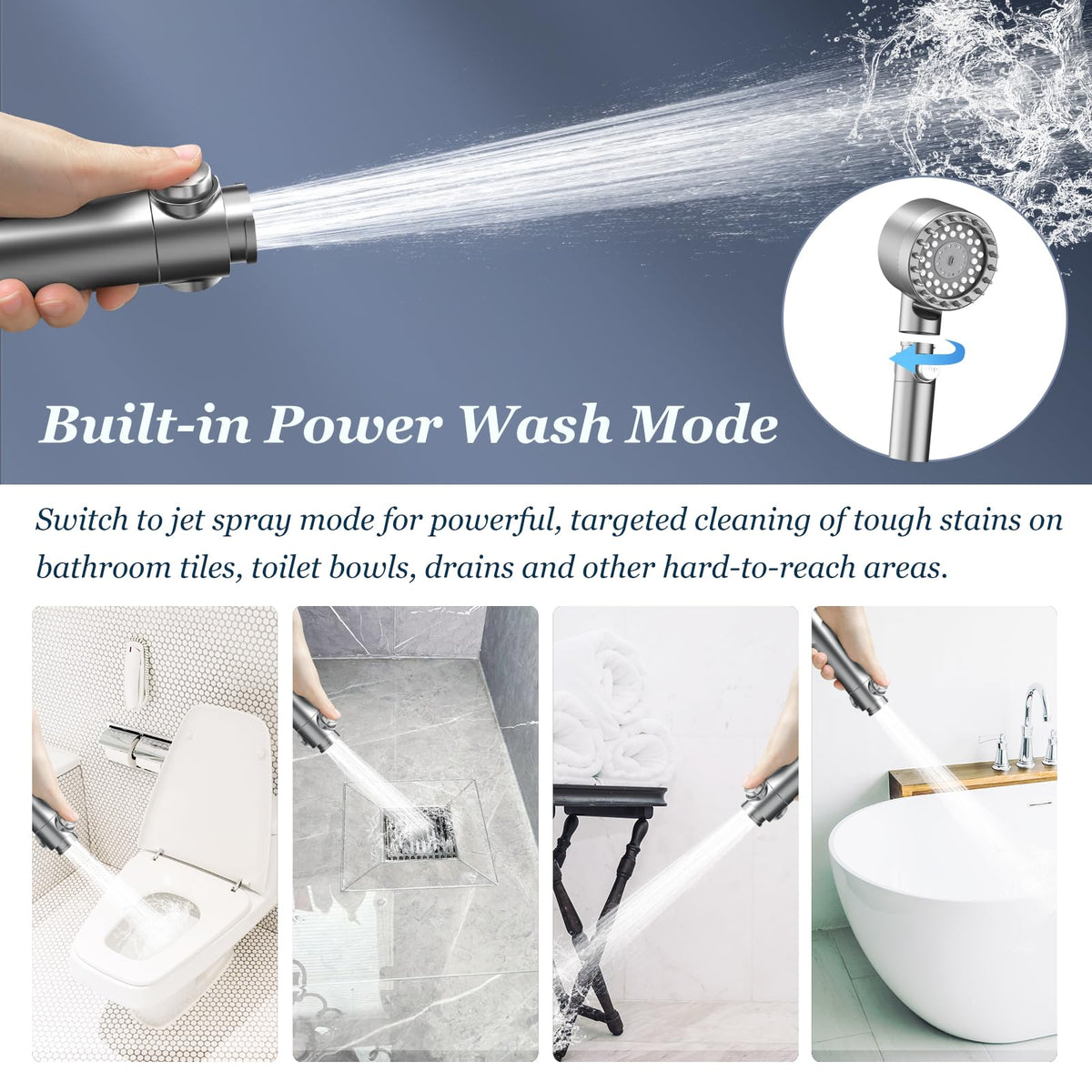 Feelso universal G1/2 inch installation fits most shower arms.