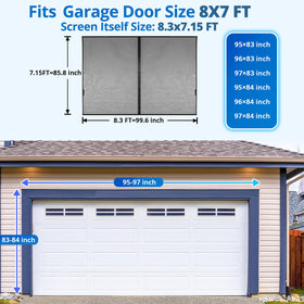 FEGO screen with heavy bottom edge maintains seal in wind